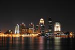 Louisville skyline night