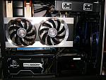 View to a killer from the window side, built in a BitFenix Prodigy with XFX PSU and GPU proudly shown !