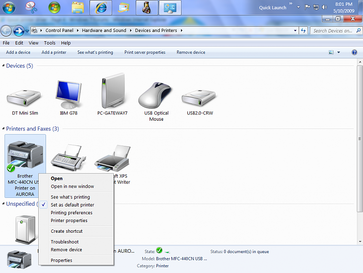 Setup Printer Dos Program Printing