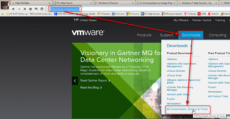 vmware player version 12 free download