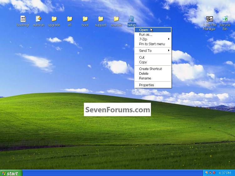 Limpiar instalar Windows 7 desde Windows XP Desktop-setup.jpg