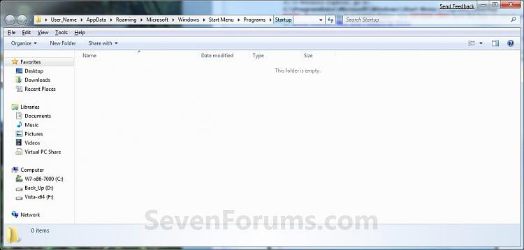 How To Change Startup Menu Programs Windows 7