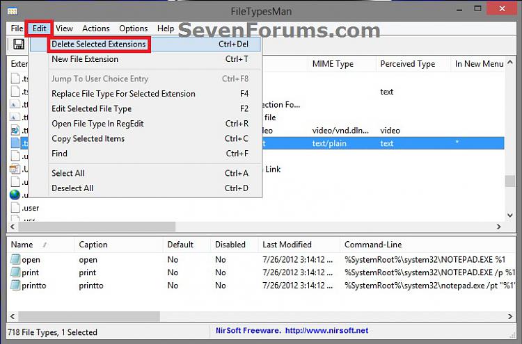 Скачать программу unassociate file types