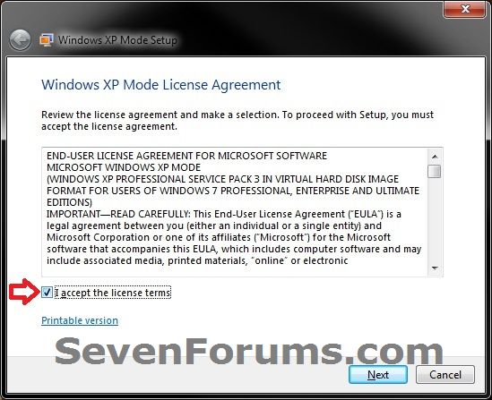 Windows XP Mode - Install and Setup-step1b.jpg