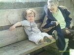 Chilling out with granny.
