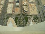 Downward view from the Kingdom tower's bridge