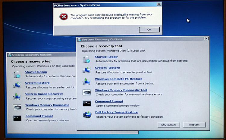 dell datasafe restore