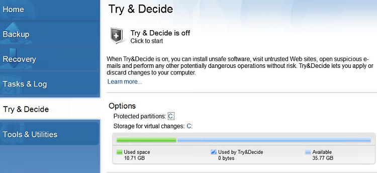 Acronis True Image Home 2010 Ssd Try And Decide Page 2 Windows 7 Help Forums