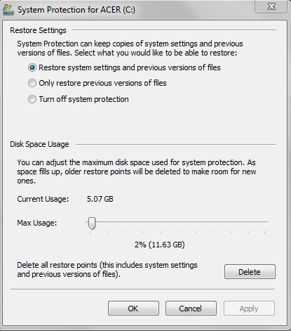 Shadow storage size-disk-spce-usage-system-protection.png