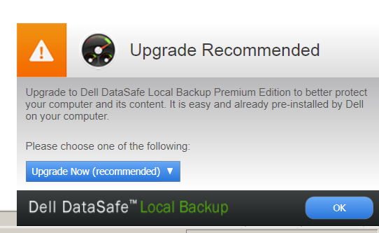 Dell Datasafe annoying upgrade window-upgrade.png