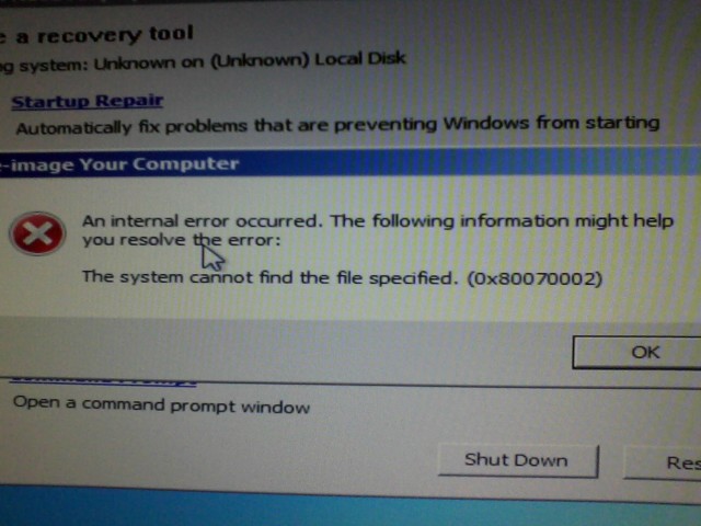 BSOD at Startup &quot;bad_system_config_info&quot; and operating system unknown-0107121859.jpeg