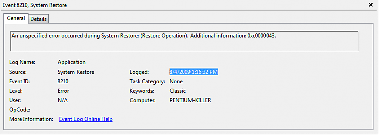Constant System Restore Error - Windows 7 Ultimate RTM-8.4.2009-1.16.32-pm.png