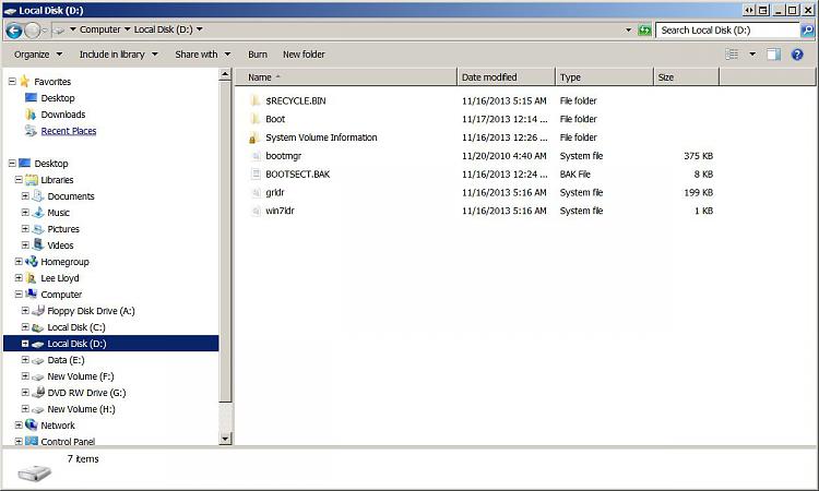 Windows 7 Recovery Console says Win7's partition drive letter is diff.-drive-d-11-19-2013.jpg