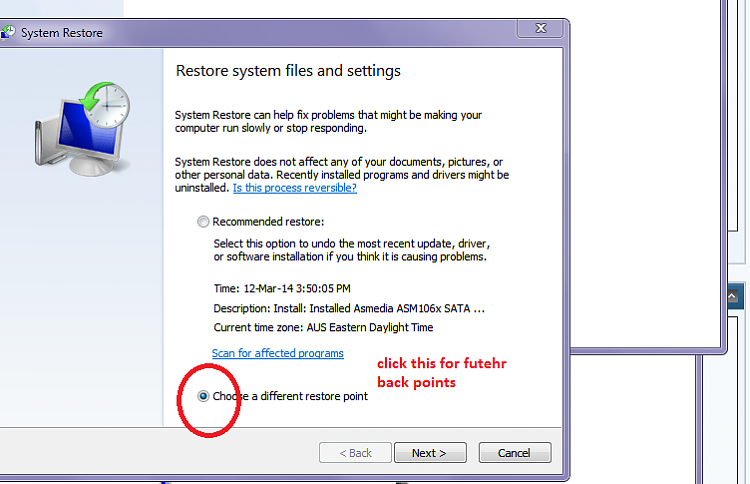 System restore problems, and other questions about restore-restore.png