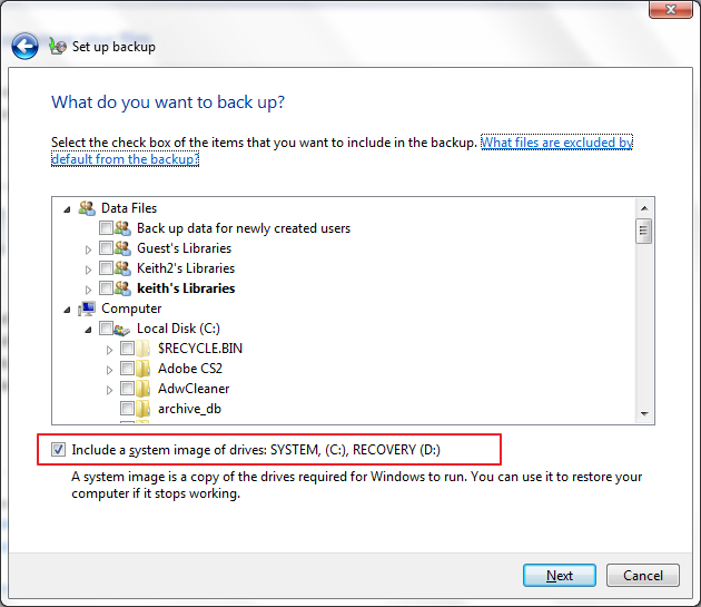 Does Win7 Backup also create a system image-image-20141030002.png