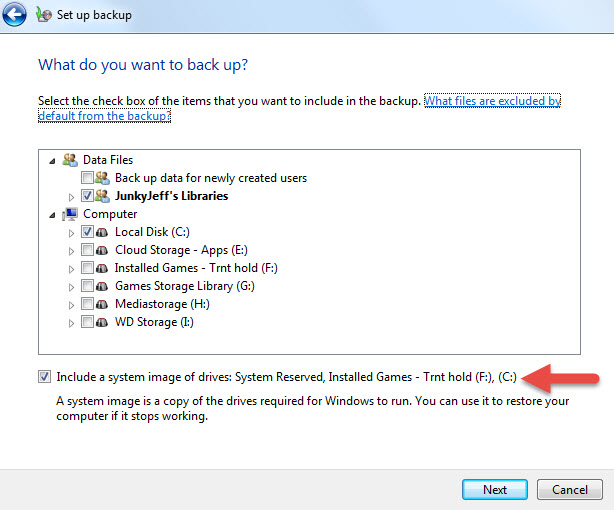 Windows backup confused!  why other drive is included-win7-backup-selection.jpg