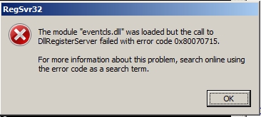 create restore point success but disappears-eventcls.dll-fail.jpg