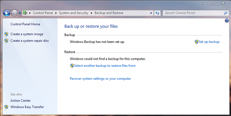 Windows 7 - System Restore, Saving a Backup &amp; Permanant Restore Point-no-backup.png