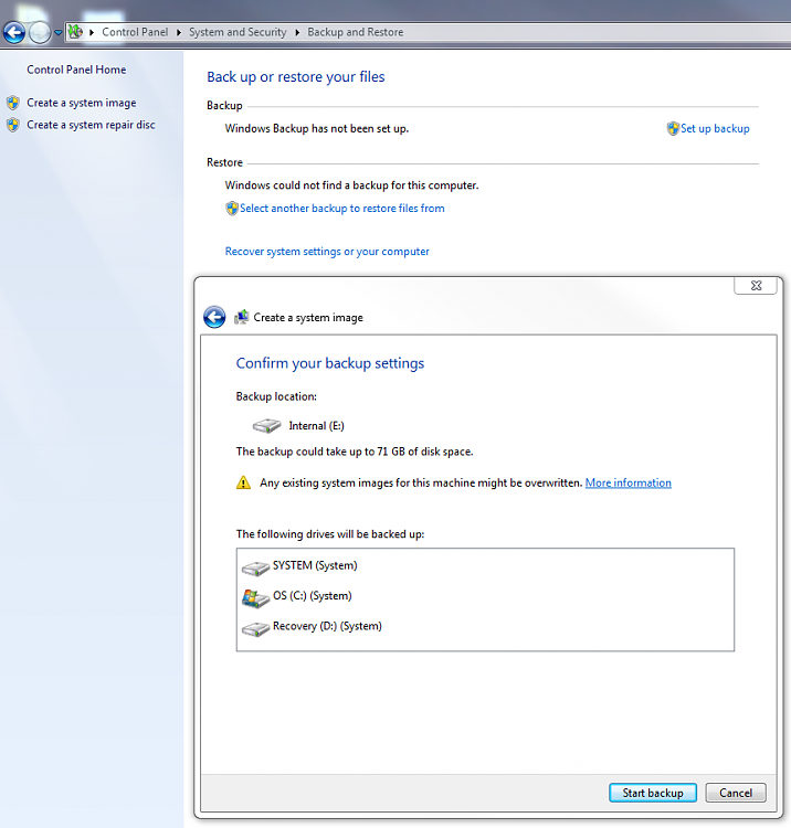 Windows 7 - System Restore, Saving a Backup &amp; Permanant Restore Point-image-2.png