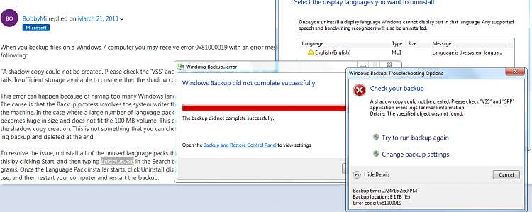 1st backup on other internal HDD results in error 0x81000019-backupfailed.png