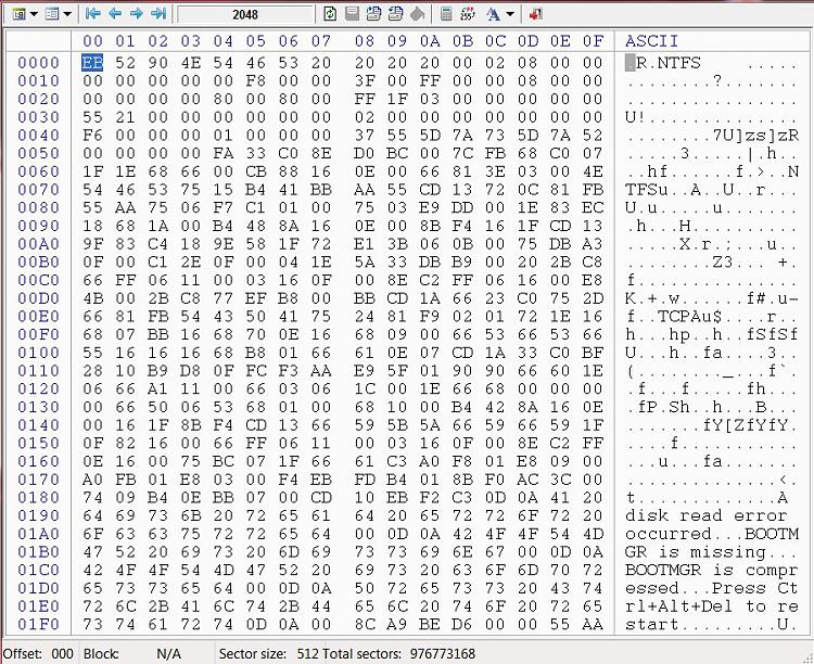 Laptop Toshiba 500GB crashed NTSF patitions became RAW-2048.jpg