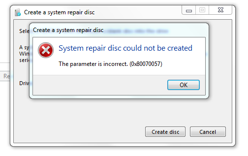 Unable to create a System Repair Disc - 0x80070057-capture-repair-disc.png