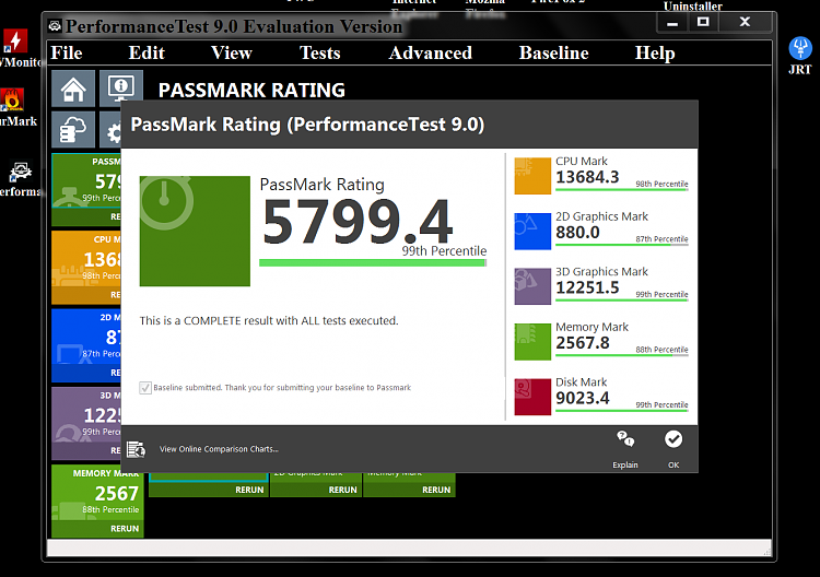 PassMark PerformanceTest - PC benchmark software