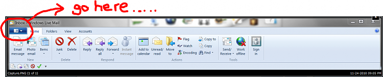 Windows Live Mail:Where is tools menu?-capture.png