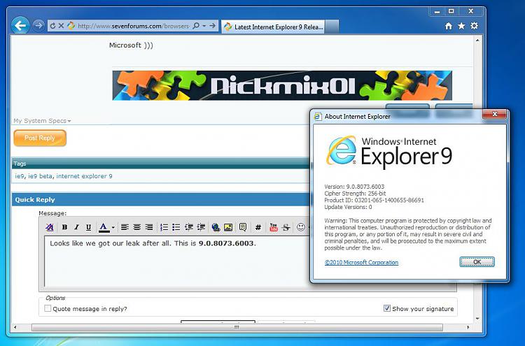 Latest Internet Explorer 9 Release-screen-proof.jpg