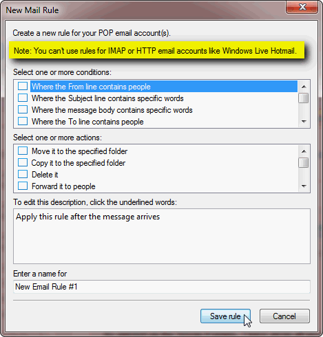 Windows Live email in windows 7 message rules do not work.-wlm_rules_1.png