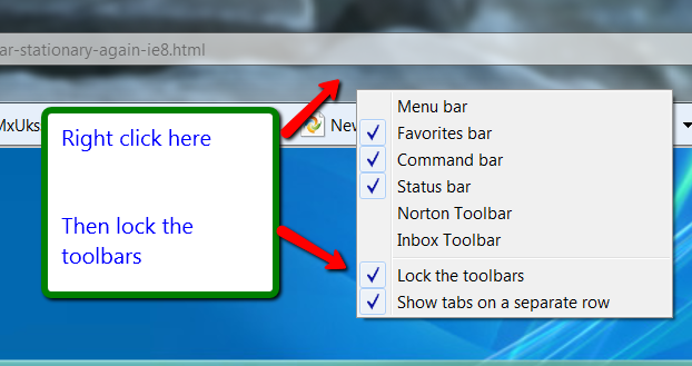 How to get main toolbar to be stationary again - IE8-2011-08-29_2146.png
