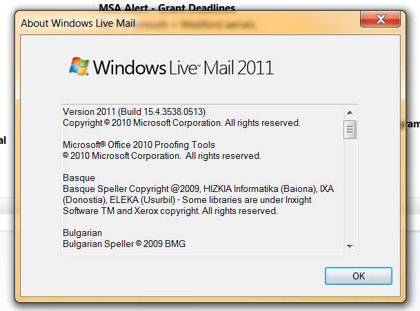 I want to add 'Unread e-mail' quick view, but it is grayed out-windows-live-version.jpg