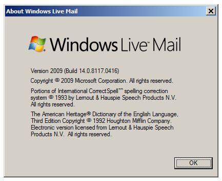 Unable to send or receive messages for the Hotmail, Windows Live Mail-rr.jpg