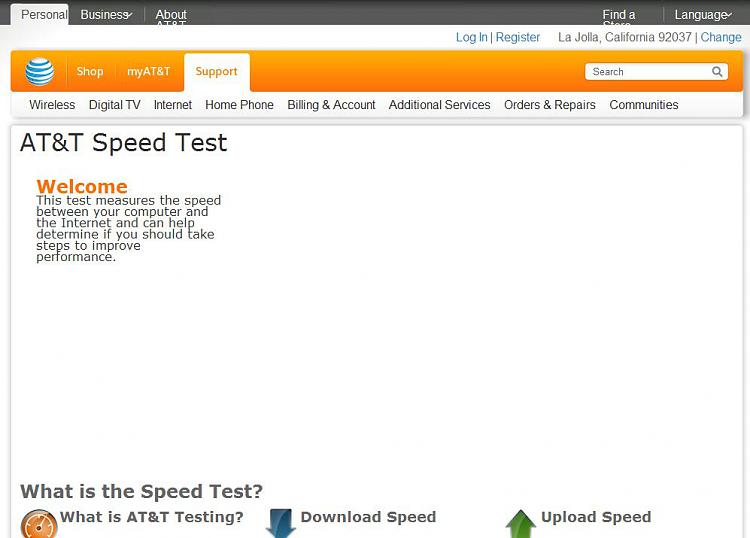 Windows 7 machine fine to internet via wireless / won't connect wired-att-speed-test.jpg