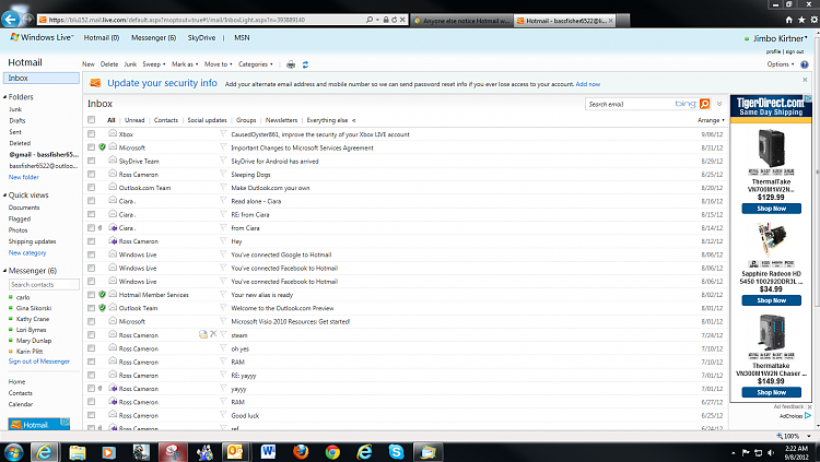 Anyone Else Notice Hotmail Won T Display Inbox Properly Page 2