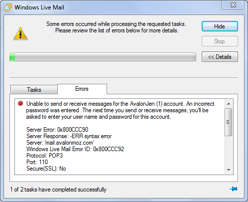 Windows Live Mail Error ID: 0x80004005 Windows 7-password-error.png