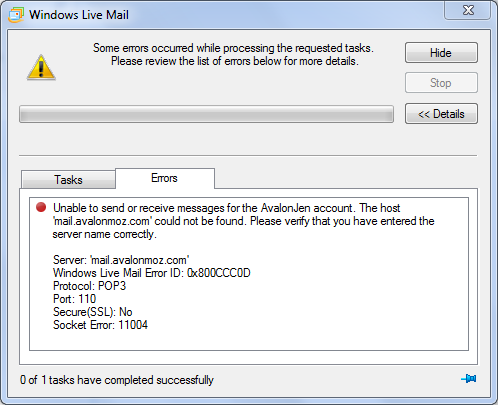Windows Live Mail Error ID: 0x80004005 Windows 7-2octafterfirstscan.png