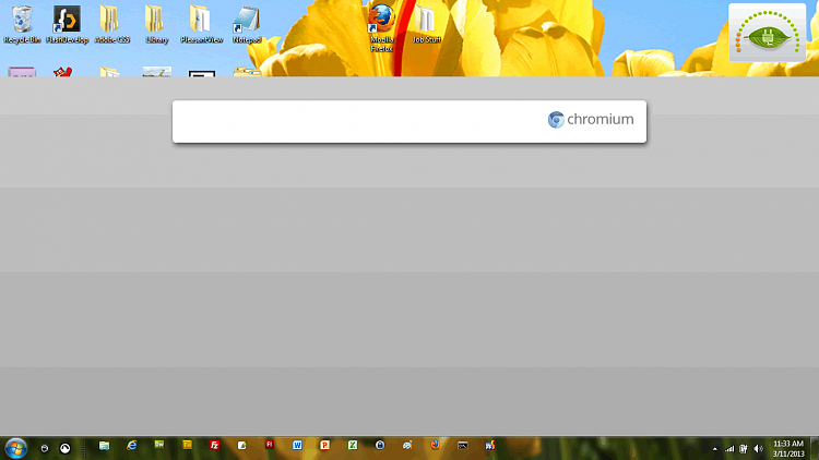 Chromium OS Image Stuck on top of Desktop Icons-chromium.png