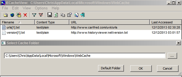 IE10 uses WebcacheV01.dat vs index.dat files. How to clear/delete?-iecacheview_-windows_webcache.jpg