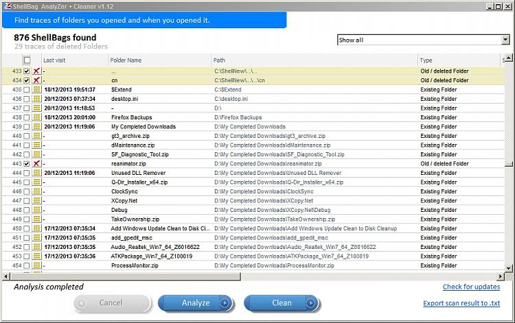 IE10 uses WebcacheV01.dat vs index.dat files. How to clear/delete?-shellbag-analyzer-cleaner-v1.jpg