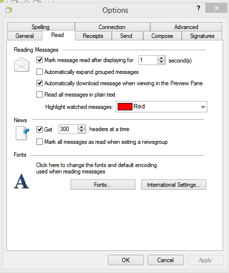 Changing font size and color for message list on Windows Live Mail-mailfont.png