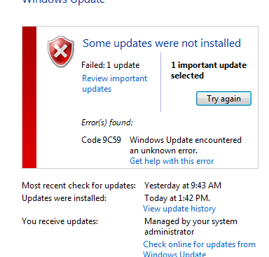 IE10 upgrade on windows 7 enterprise 64bits failed Code 9C59-capture.png