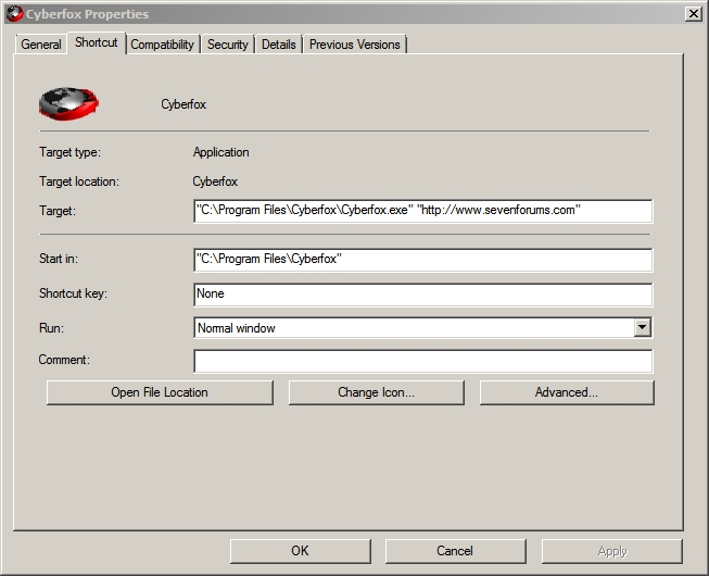 How to make a web shortcut open in different browser-shortcut-properties.jpg