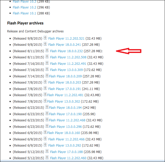 Latest Version of Adobe Flash Player-flash_archive.png