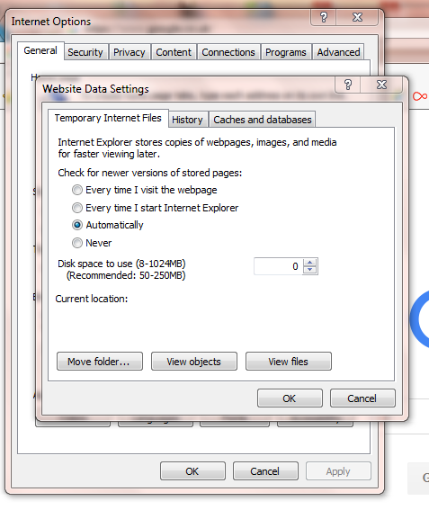 IE 11 Windows 7 Pro 64 bit - Temp Internet files not being saved-capture.png