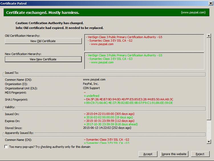 Paypal login returns &quot;obsolete cipher suite&quot; error then freezes-certificate-patrol.jpg