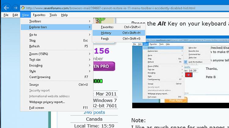 Cannot restore IE 11 Menu Toolbar I accidently disabled/hid-ie-view-2.jpg