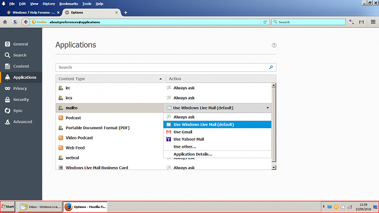 Changing default email program in Control Panel-rr.png