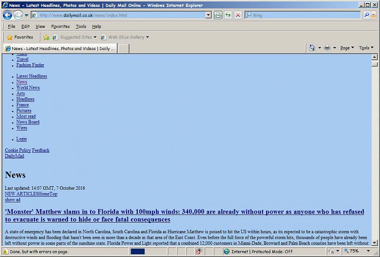 1 website (only) seems to have gone rogue and won't load properly-3_int-exp-dm-page.jpg