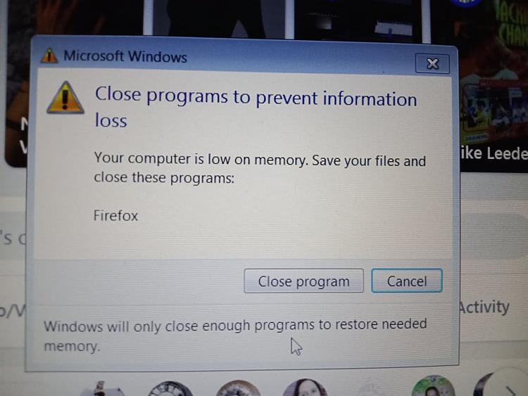 Constant low on memory warnings and crashes with Google chrome-241157119_183204830463311_5008368058673175258_n.jpg